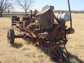 Stationary John Deere Baler