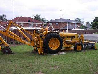 1963 Fordson Super Major With Whitlock Backhoe