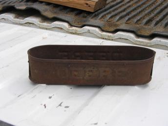 Oval Tray With Deere On It