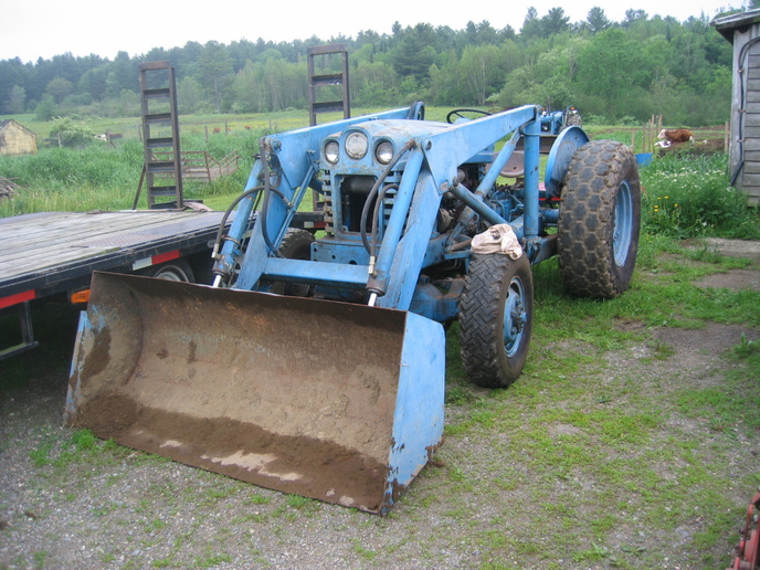 Ford 4000 industrial loader tractor #7