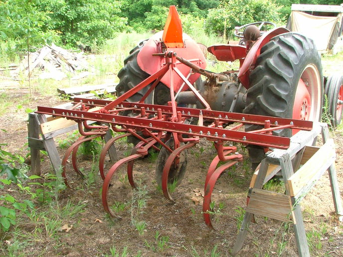 Cultivator All Set Up...Finally Yesterday's Tractors