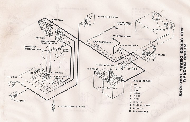 Need Wiring Diagram for 430 Ca... - Yesterday's Tractors