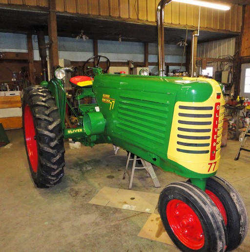 Oliver 77 restoration complete Yesterday's Tractors