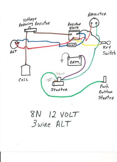 Ford 2N Wiring Diagram from photos.yesterdaystractors.com