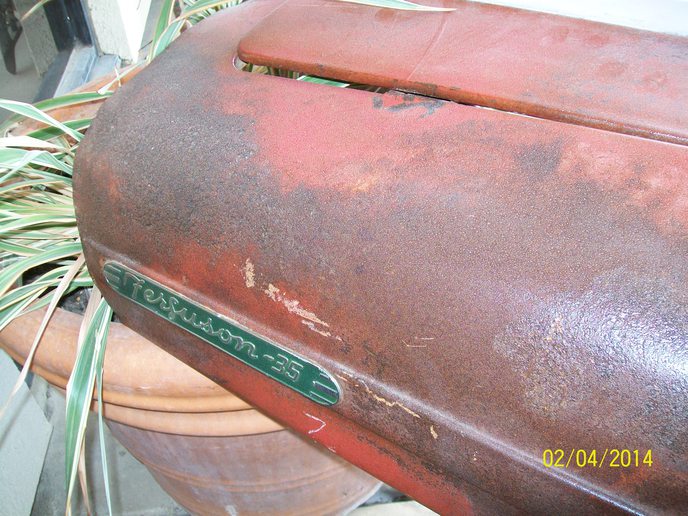 Ferguson 35 hood with headlights Yesterday's Tractors