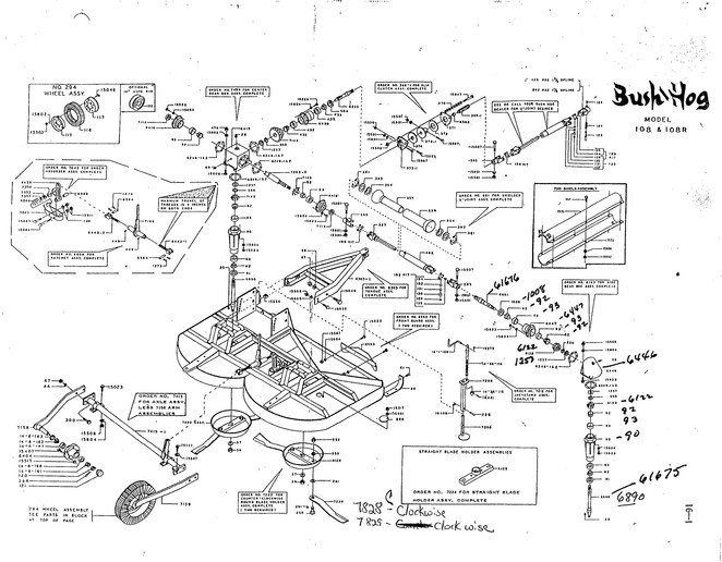 30 Bush Hog Parts Diagram