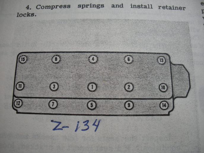 To35 Head Bolt Torquing Sequence Yesterdays Tractors