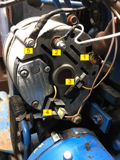 Wiring Diagram For Alternator Ford from photos.yesterdaystractors.com