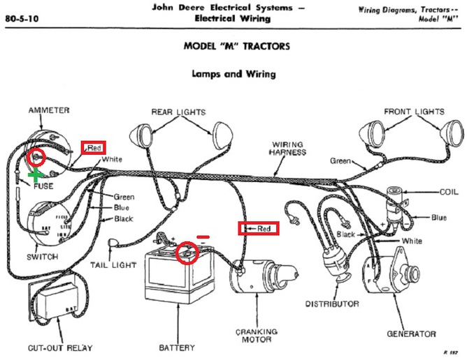 Jd my wiring - Yesterday's Tractors  Polarizing John Deere 4020 Starter Wiring Diagram    Yesterday's Tractors