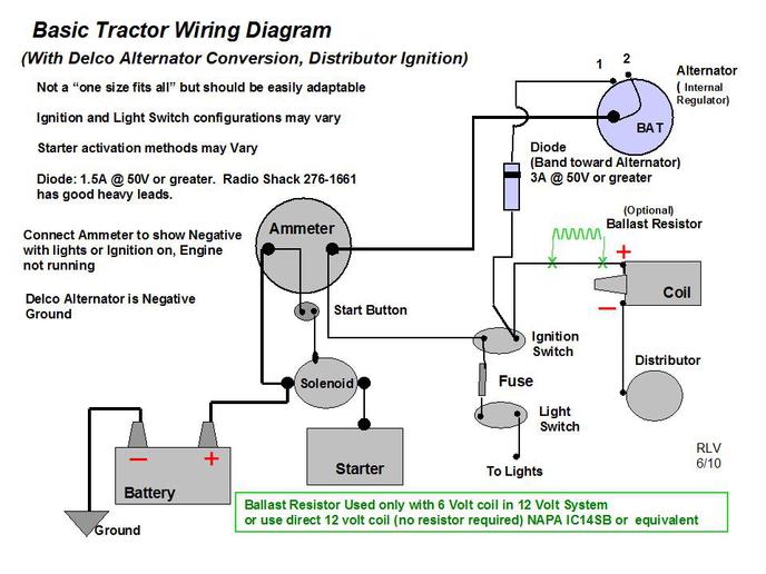 Wiring Diagram for a D-14 - Yesterday's Tractors (164941)