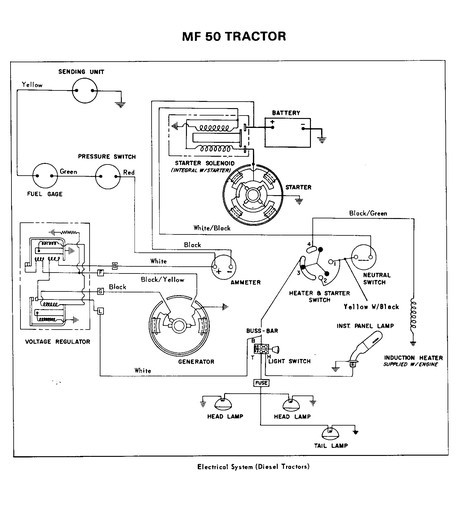 Wiring For A Massey Harris Tractor Schematic Wiring Diagram