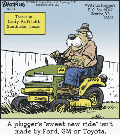 Cute Plugger funny - Yesterday's Tractors