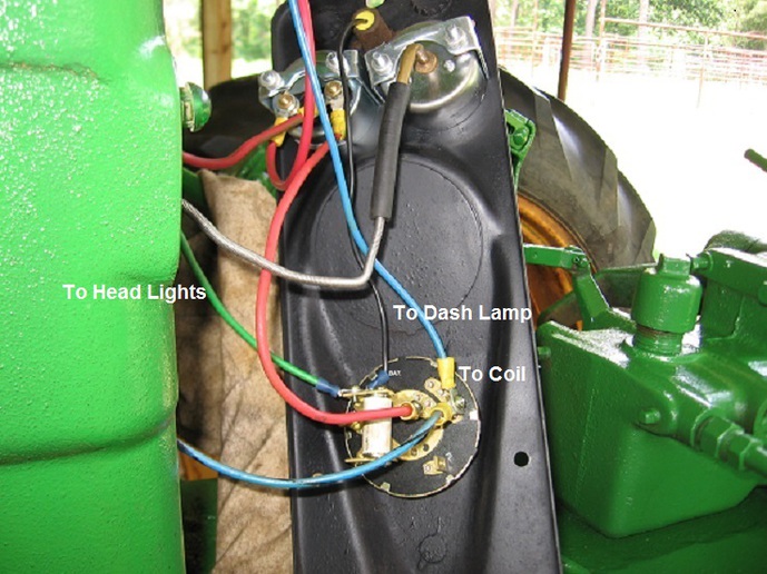 5 position ignition switch on JD 430W - Yesterday's Tractors