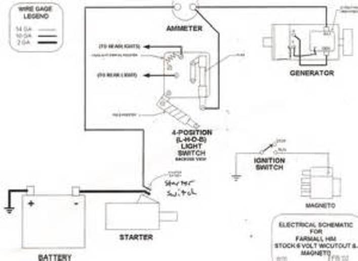 farmall c wiring diagram
