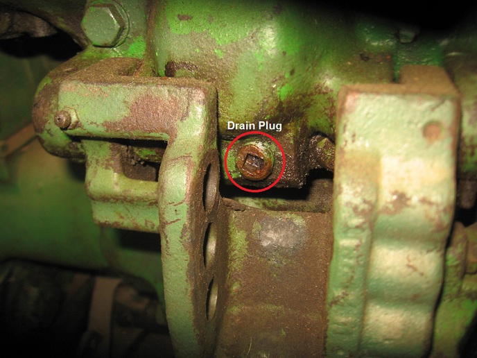 John Deere 40 Touch o Matic drain plug John Deere Forum Yesterday's