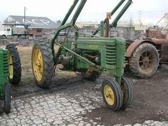 Used Farm Tractors For Sale 1951 John Deere B With Loader 2004 02 16