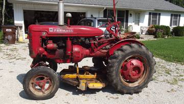 1946 Farmall A - My wife inherited her grandfathers (then Fathers) old  tractor with a belly mower that I can not identify. I  Don't know anything about the belly mower and would  like to know it's brand and model if possible.