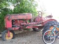 Cockshutt 247 - cockshutt single wheel tractor, possibly one of 3 made in North America