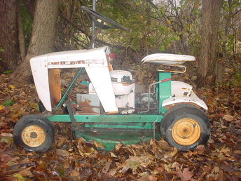 Huffy riding best sale lawn mower