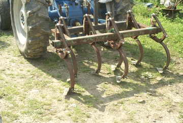 Home Made Cultivator - Built this 7 shaft cultivator from an old oliver field cultivator for cultivating corn.