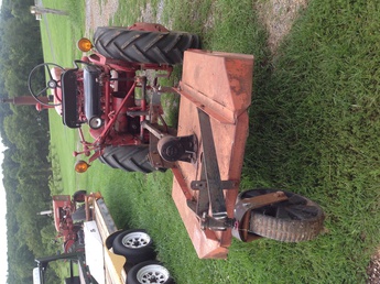 Rotary Mower For One Point Hitch - Rotary mower ( brush hog) set up for use with one  point hitch.