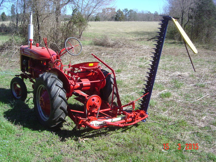 1939 Farmall A W/ A16 Mower - Just finished and ready to take to the springs shows.