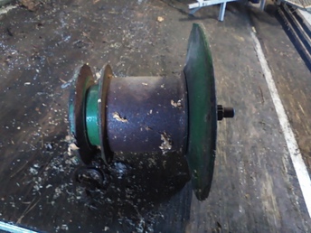 Unknown - This is a pto driven attachment  for a old  buzz  saw- lite green  color serial number is PK1204-H-I  am trying to find out make  -any help would be   thankfull