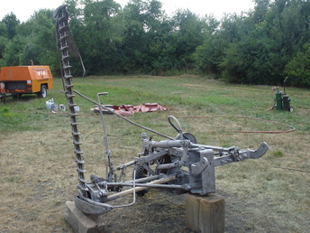 Late 40S Early 50S Allis Chalmers #5 Sickle Bar Mowing Machine - Still in Running Condition,restored summer 2010