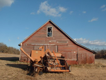 Allis Chalmers All Crop - Has cut untold acres of wheat