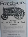 Fordson Dealer Advertisement  - This is an old newspaper advertisement, Reverse Motors, he passed away few years ago 