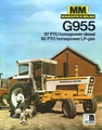 Moline G955 Brochure - cover of the G955 brochure