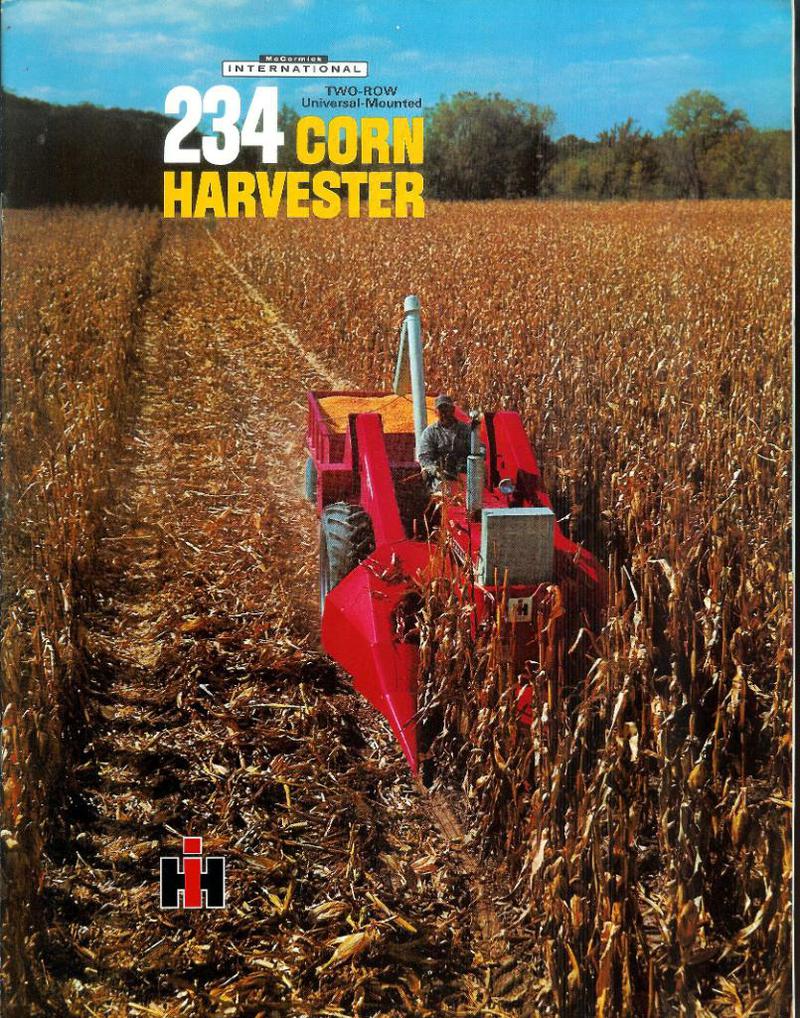 Ih 1965 234 Corn Picker Brochure -