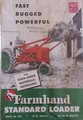 Farmhand Standard Loader - A sales brochure for the Farmhand 