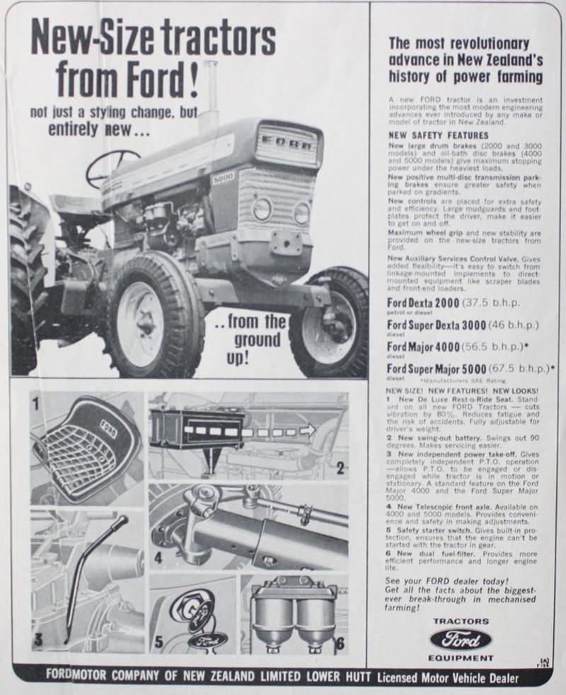 Ford Tractors  - as can be seen our 6X Ford Tractors had inboard head lights
