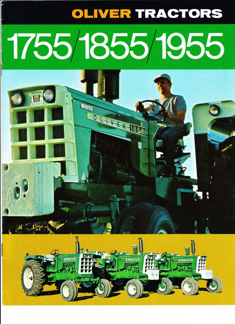 Oliver 1755, 1855, 1955 Sales Brochure - Answer to question on Oliver discussion forum.