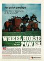 1970 Wheelhorse Pros Bears & Packers Ad - Wheelhorse garden tractors had 