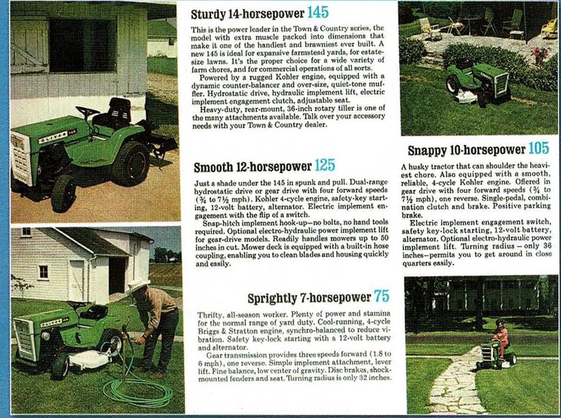 1972 Oliver 125 - according to Hart-Parr Oliver Collector Jul/Aug 2016  all Oliver garden tractors were made in 1972 with a  total of 251 units in 5 models
