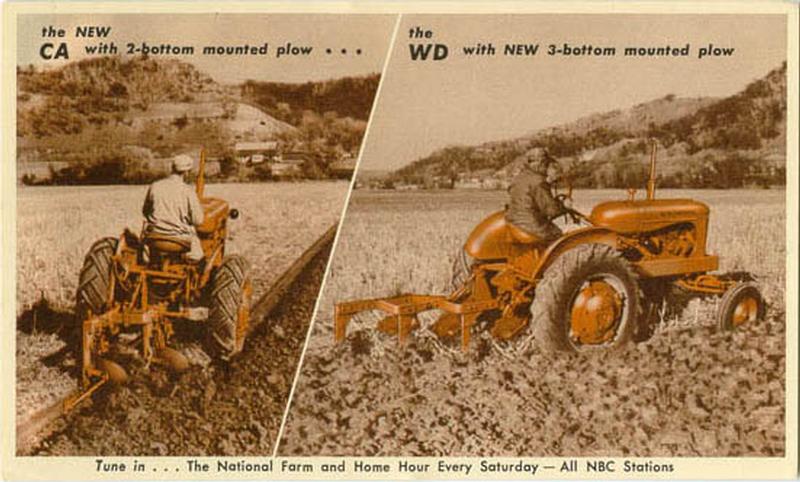 Allis Chalmers Postcard - This is an old 'penny postcard'.