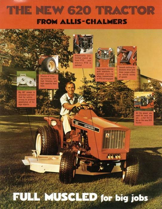 620 Allis-Chalmers Garden Tractor  -