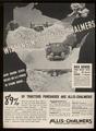 1936 Allis Chalmers Snow Plow Ad - This is a one page ad from a 1936 magazine.