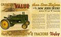 1945 John Deere Models A & B - This is an actual ad placed in magazines in 1945. It was forwarded to me from the John Deere Archives.