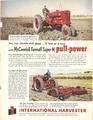 1950S Ih Farmall Super M - original ad with no date, doubple disk deep 12 foot at a time with McCormick Farmall Super M pull-power