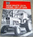 1970S White 2270 Moline Tractor - front page of brochure. The red 2270 was a repainted Moline G1355 