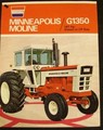 1972 Moline 1350 Tractor  - front page of brochure as tractor was sold by White Cockshutt in Canada