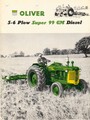 1950 S Oliver Super 99 GM Diesel Tractor - reprint of oringinal brochure issued with Franklin model of the tractor