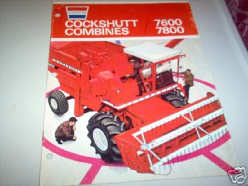 1970 S Cockshutt 7600 7800 Combine - These were the last Cockshutt combines and were also sold as red Molines and green Olivers