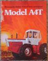 1972 Moline A4T-1600 4WD Tractor - built by Moline also sold as White Plainsman and Oliver 2455 and 2655. front cover of brochure