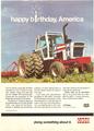 1976 Case 1570 Spirit Of 76 Tractor - original 1 page ad. all the Spirit of 76 were model 1570 with the red white and blue trim