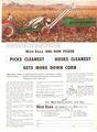 1958 New Idea Corn Picker - an original ad with lots of color
