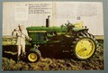 1971 John Deere 4000 - Here is a 1971 add for the 4000 John Deere. John Deere literature at the time explains a 4000 as a faster 3020. Pull your 3020 implements faster. A runner, not a lugger, I suppose due to lighter rear end. When tested at Nebraska the 4000 actually had more hp than the 4020. 3020 was losing sales to the 706 and the 4000 was supposed to fix that, and be a bit cheaper than a 4020. When I bought my 4000 new in 1971 I bought it with a 5 bottom plow. 